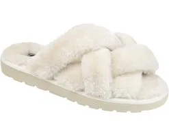 Journee Collection Faux Fur Quiet Slipper