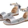 Badgley Mischka Kids Ericka Flat Studded Sandal (Little Kid/Big Kid)